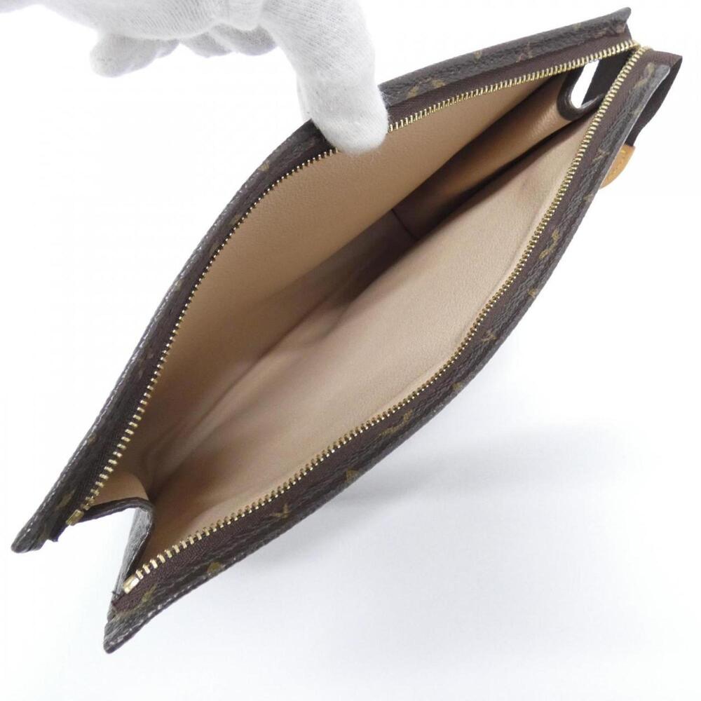 LOUIS VUITTON Brown Monogram Pouch - Picture 9 of 10